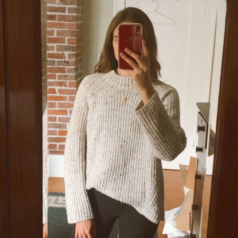 Madewell Donegal Northfield Mockneck Sweater